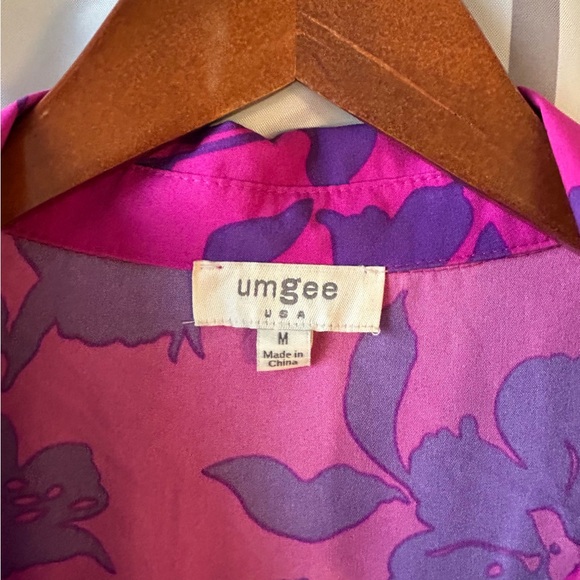 Umgee Women's Midi Dress in Pink and Purple Floral - Picture 2 of 4